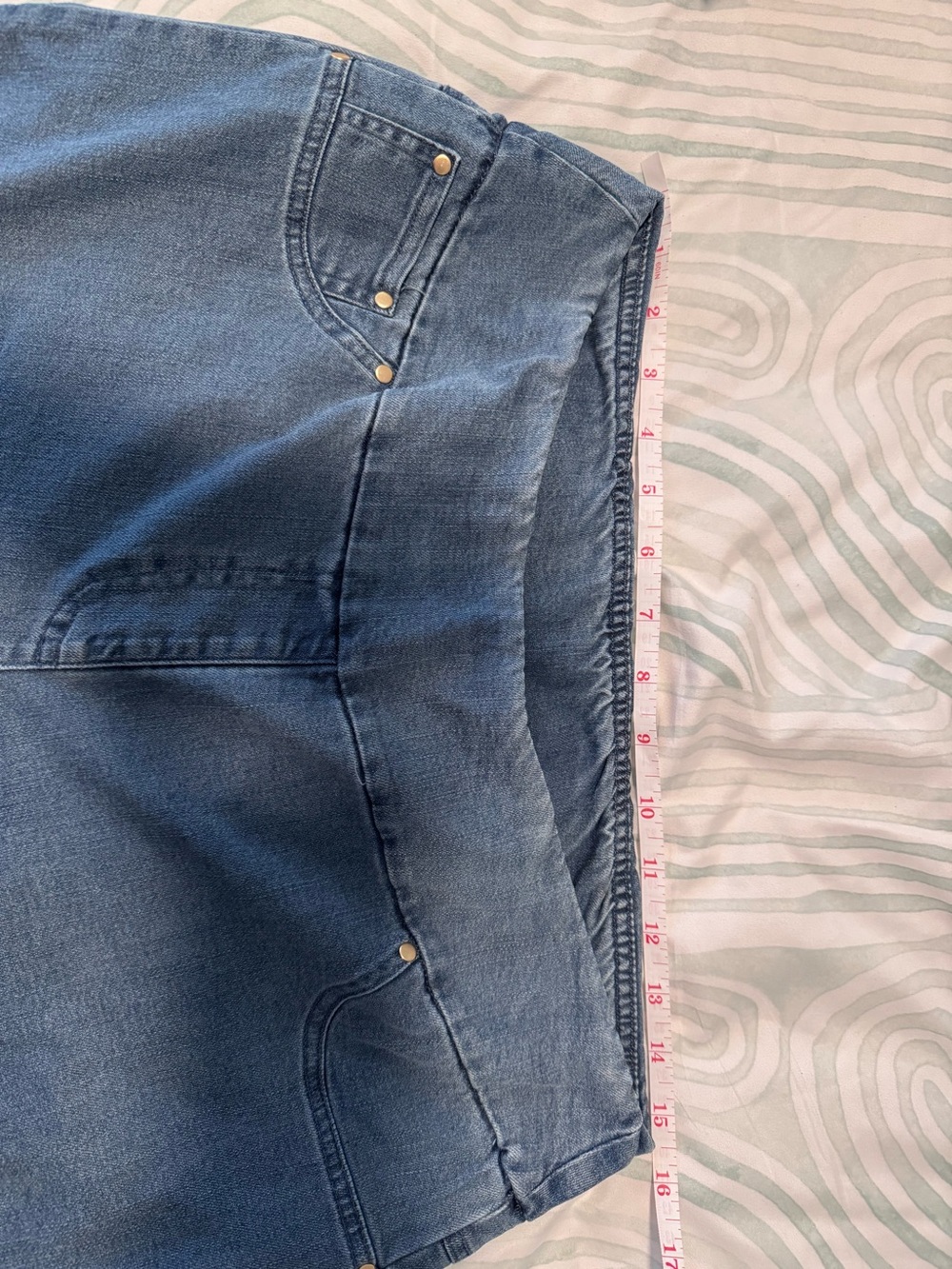 Ruby Rd. Light Blue Embroidered Cropped Jeans SHIPS NOW NEW! - Picture 6 of 9